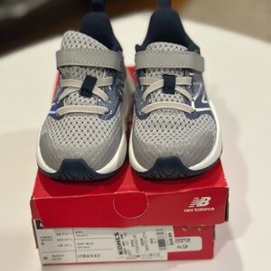 New Balance Kids' Sneakers in Gray and Navy